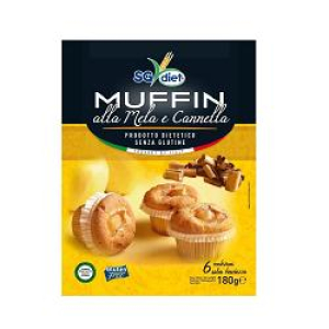 sg diet muffin mela/cannel 180 bugiardino cod: 905338404 