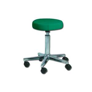 SGABELLO PIST CROM RUOTE VERDE