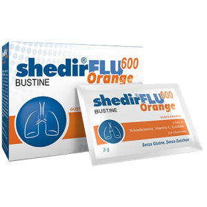 shedirflu 600 orange 20 bustine bugiardino cod: 935520027 