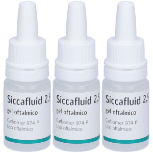 Cerca Offerte di siccafluid 2,5 mg/g gel oftalmico set da 3 3x10 g oftalmico e acquista online