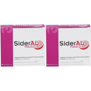 Cerca Offerte di sideral folico 30 mg set da 2 2x20 pz bustina e acquista online