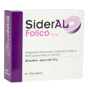 sideral folico 30 mg 20 stick pharmanutra bugiardino cod: 941657645 