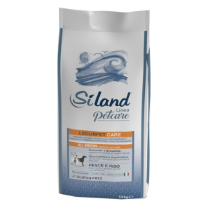 Siland lecurpet care cibo secco pesce/riso cani adulti sacco 12 kg 677a