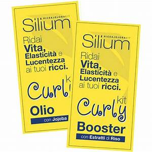 silium bustina capelli ricci 12ml bugiardino cod: 971482854 