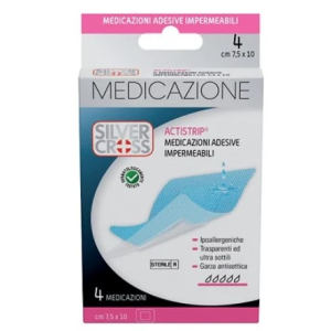 Cerca Offerte di silver cross actistrip medicazione adesiva impermeabile trasparente e ultra-sottile 7,5 x 10 cm, 4 medicazioni e acquista online