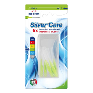 silvercare scovolino interdentale medio bugiardino cod: 975050129 