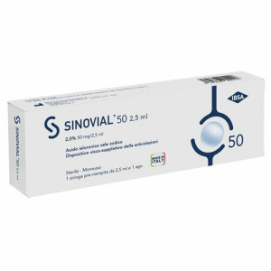 Sinovial one siringa 2% 2,5ml