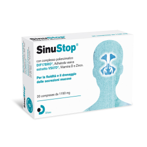 sinustop 20 compresse 1190 mg bugiardino cod: 975063874 