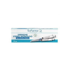 Cerca Offerte di siringa sterile 10 ml gauge 21 sofarmapiu' 10 pezzi e acquista online
