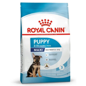 Size health nutrition dog maxi puppy 3 kg