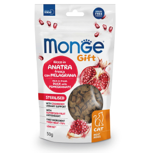 Snack gift adult meat minis sterilised ricco in anatra fresca con melagrana - 50gr