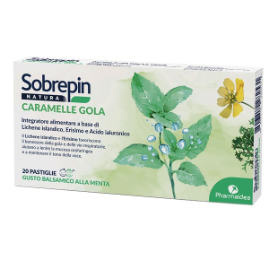 Sobrepin natura caramelle gola 20 pastiglie