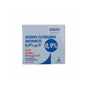 sodio cloruro 0,9% 5f 5ml bugiardino cod: 030805865 