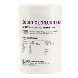 sodio cloruro 300 capsule 500mg bugiardino cod: 979383748 
