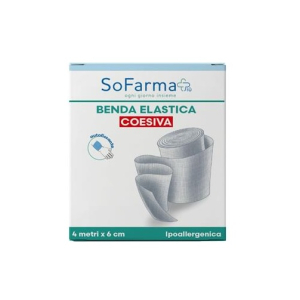 Cerca Offerte di sofarma+ benda elastica coesiva autofissante ipoallergenica 4 metri x 6cm e acquista online
