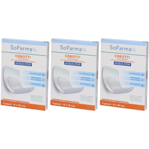 Cerca Offerte di sofarmapiu' cerotto acquastop 10x7,5 cm 3x5 st e acquista online