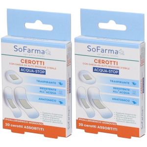 Cerca Offerte di sofarmapiu' cerotto acquastop assortiti 2x20 st e acquista online