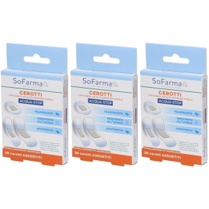 Cerca Offerte di sofarmapiu' cerotto acquastop assortiti 3x20 st e acquista online
