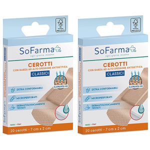 Cerca Offerte di sofarmapiu' cerotto classico 7x2 cm 2x20 st e acquista online