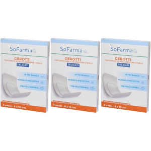 Cerca Offerte di sofarmapiu' cerotto delicato 7,5x10 cm 3x5 st e acquista online