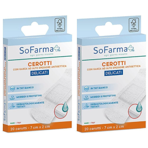 Cerca Offerte di sofarmapiu' cerotto delicato 7x2 cm 20 st e acquista online