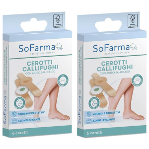 Cerca Offerte di sofarmapiu' cerotto paracallo callifugo 7x1,2 cm 2x6 st e acquista online