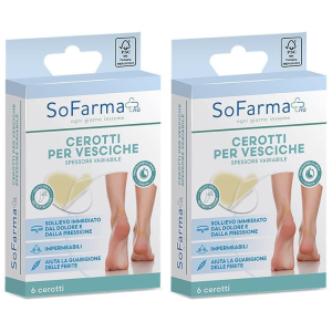 Cerca Offerte di sofarmapiu' cerotto vescica retrotallone ovale 44x66 mm 2x6 st e acquista online
