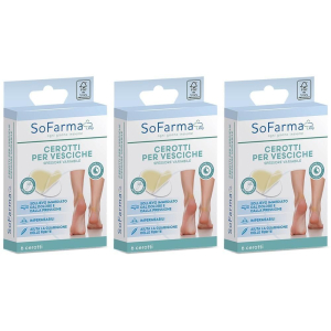 Cerca Offerte di sofarmapiu' cerotto vescica retrotallone ovale 44x66 mm 3x6 st e acquista online