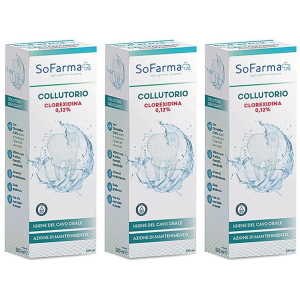 Cerca Offerte di sofarmapiu' collutorio clorex 012 3x200 ml e acquista online