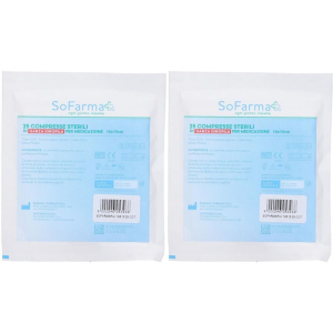 Cerca Offerte di sofarmapiu' compressa in cotone 10x10 cm 2 2x25 st e acquista online