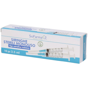 Cerca Offerte di sofarmapiu' siringa sterile 2,5nm gauge 23 5x10 st e acquista online