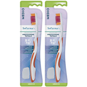 Cerca Offerte di sofarmapiu' spazzolino total protection setole medie 2x1 st e acquista online