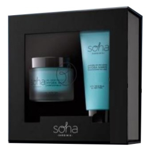 Soha gel crema hydra maris + maschera hydra maris gift box 2024 contenente soha gel crema hydra maris 50 ml + soha maschera idro lenitiva hydra maris 60 ml
