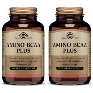 Cerca Offerte di solgar amino bcaa plus capsule vegetali 2x35,9 g e acquista online