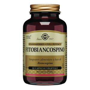 Solgar fitobiancospino integratore cardiovascolare 60 capsule vegetali