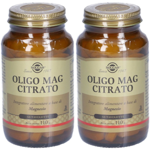 Cerca Offerte di solgar® oligo mag citrato set da 2 2x60 pz compresse masticabili e acquista online