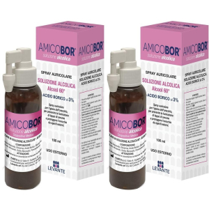Cerca Offerte di soluzione alcolica per irrigazione dell'orecchio amicobor 100 ml 2x100 e acquista online