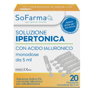 Cerca Offerte di soluzione ipertonica 3% acido ialuronico 20 flaconi 5 ml sofarmapiu' e acquista online