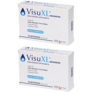 Cerca Offerte di soluzione oftalmica visuxl 20 contenitori monodose 0,33 ml 2x20x0,33 m e acquista online