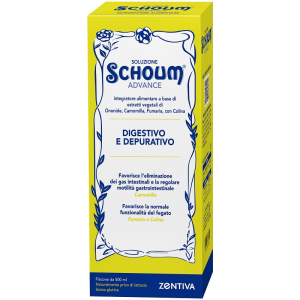 Soluzione schoum advance integratore digestivo e depurativo soluzione orale 500ml