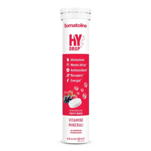 Cerca Offerte di somatoline hydrop integratore di vitamine e minerali per idratazione recupero muscolare ed energia gusto frutti rossi 20 compresse effervescenti e acquista online