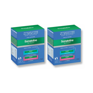 Somatoline integratore bipack 14 stick drena giorno + 14 stick slim notte bipack