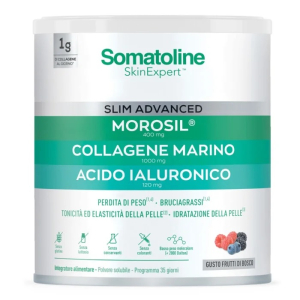 Cerca Offerte di somatoline skin expert slim advanced integratore per il controllo dl peso e il benessere della palle polvere solubile 275 grammi e acquista online
