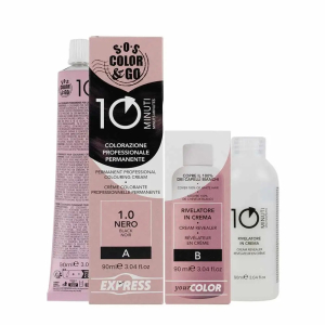 Cerca Offerte di sos color & go set colorazione permanente capelli in 10 minuti 1.0 nero e acquista online