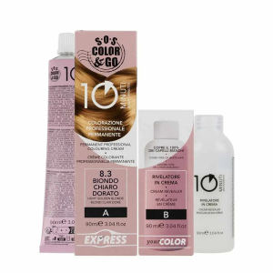 Cerca Offerte di sos color & go set colorazione permanente capelli in 10 minuti 8.3 biondo platino e acquista online