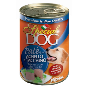 Cerca Offerte di special dog cane pate' agnello tacchino 400gr (lattina) e acquista online