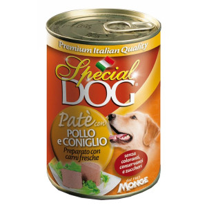 Cerca Offerte di special dog cane pate' pollo coniglio 400gr (lattina) e acquista online