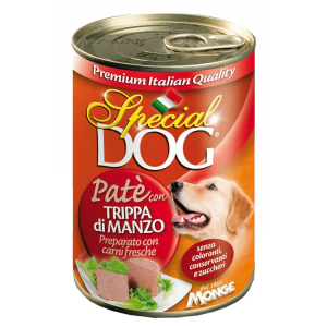 Cerca Offerte di special dog cane pate' trippa manzo 400gr (lattina) e acquista online