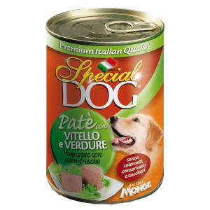 Cerca Offerte di special dog cane pate' vitello verdure 400gr (lattina) e acquista online