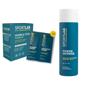 Cerca Offerte di sportlab milano® warm & cool travel kit + power shower 200+8x(8+8) ml e acquista online